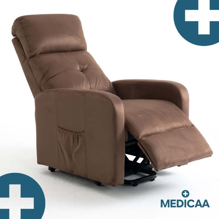 Medicaa fauteuil_releveur 4 moteurs Jules Tranquille emile chocolat semi relax