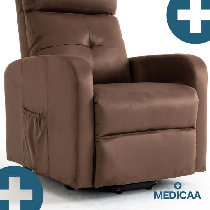 Medicaa fauteuil_releveur 4 moteurs Jules Tranquille emile chocolat detail