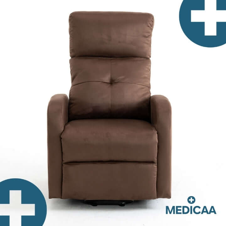 Medicaa fauteuil_releveur 4 moteurs Jules Tranquille emile chocolat face