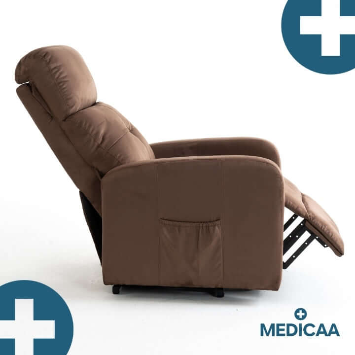 Medicaa fauteuil_releveur 4 moteurs Jules Tranquille emile chocolat profil semi