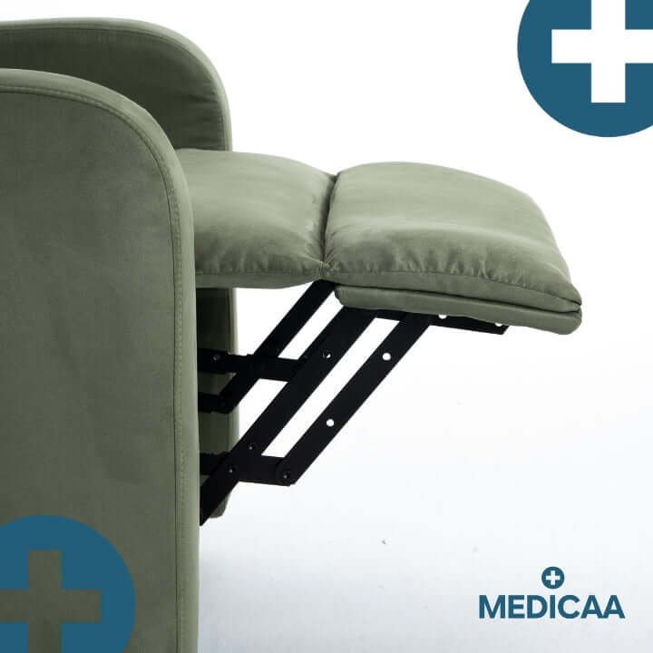 Medicaa fauteuil_releveur 4 moteurs Jules Tranquille emile olive detail releve jambe