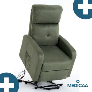 Fauteuil relax releveur 5 fonctions (4 moteurs) – Jules – Olive