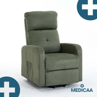 Fauteuil relax releveur 5 fonctions (4 moteurs) – Jules – Olive