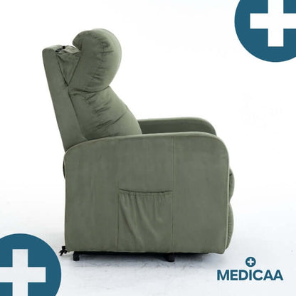 Medicaa fauteuil_releveur 4 moteurs Jules Tranquille emile olive profil appui tete