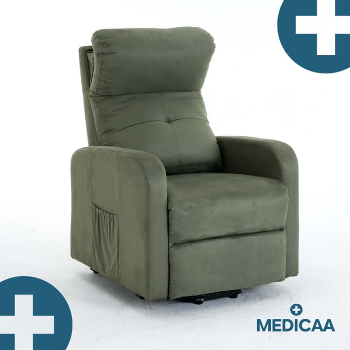 Medicaa fauteuil_releveur 4 moteurs Jules Tranquille emile olive profil appui tete