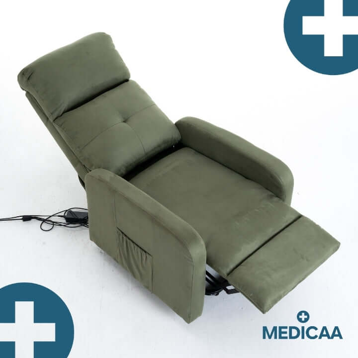Medicaa fauteuil_releveur 4 moteurs Jules Tranquille emile olive profil full relax