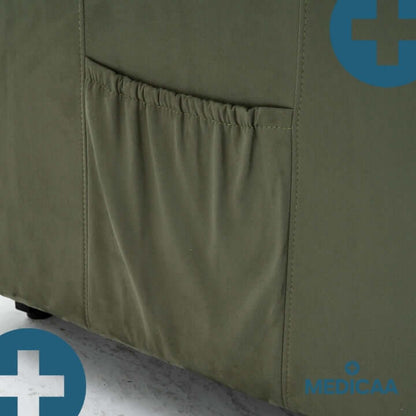 Medicaa fauteuil_releveur 4 moteurs Jules Tranquille emile olive detail poche