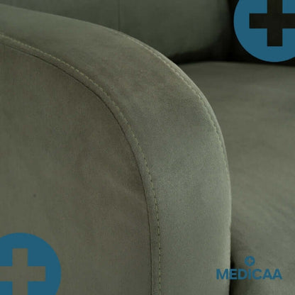 Medicaa fauteuil_releveur 4 moteurs Jules Tranquille emile olive detail accoudoir proche
