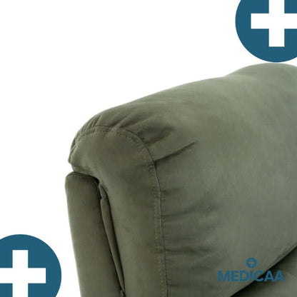 Medicaa fauteuil_releveur 4 moteurs Jules Tranquille emile olive detail appui tete proche