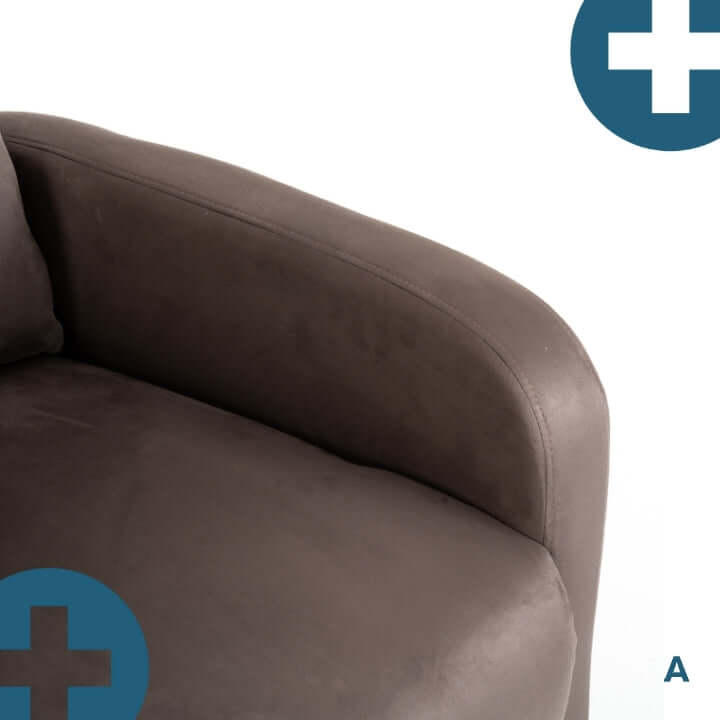 Medicaa fauteuil_releveur 4 moteurs Jules Tranquille emile taupe detail accoudoir