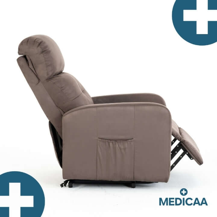 Medicaa fauteuil_releveur 4 moteurs Jules Tranquille emile taupe profil semi relaxation