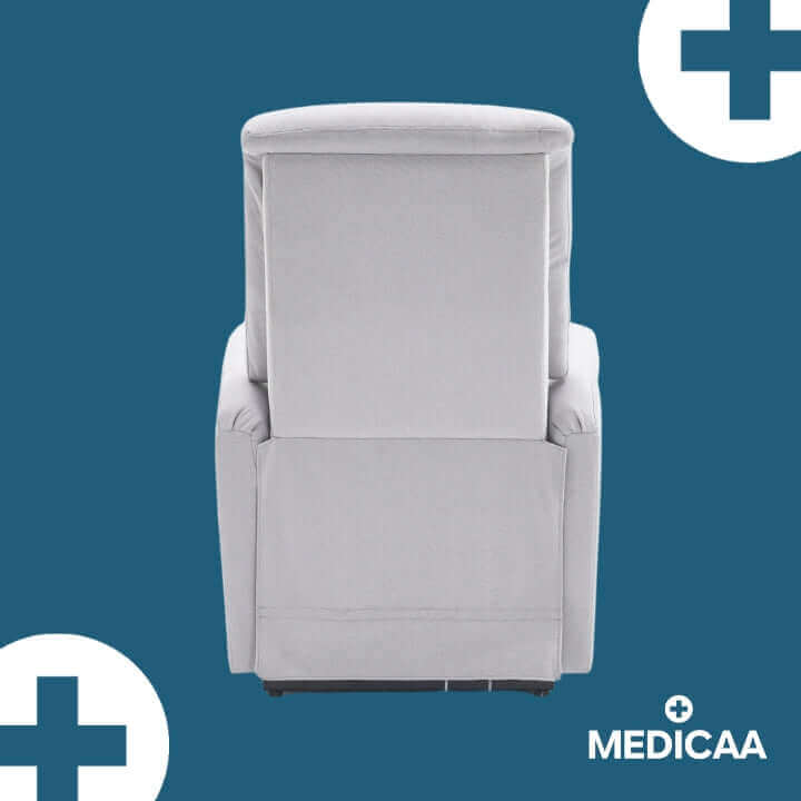 Medicaa fauteuil releveur eco 2 moteurs gris clair Gaston dos