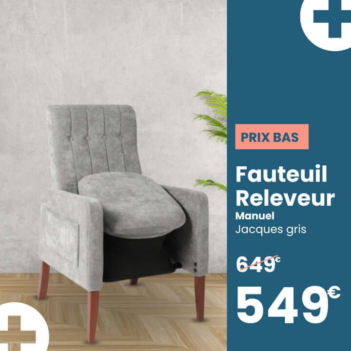 Medicaa fauteuil releveur manuel sans moteur jacques tranquille emile