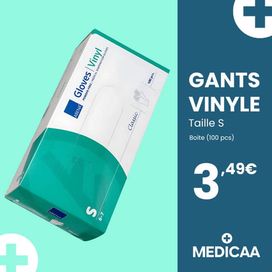 Gants Vinyle Taille S – Abena