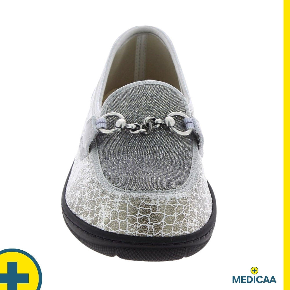 Mocassins Orthopédiques Magik - Femme - Argent