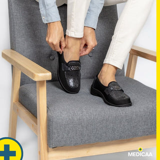 Mocassins Orthopédiques Magik - Femme - Noir