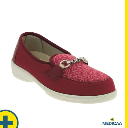 Mocassins Orthopédiques Magik - Femme - Rouge