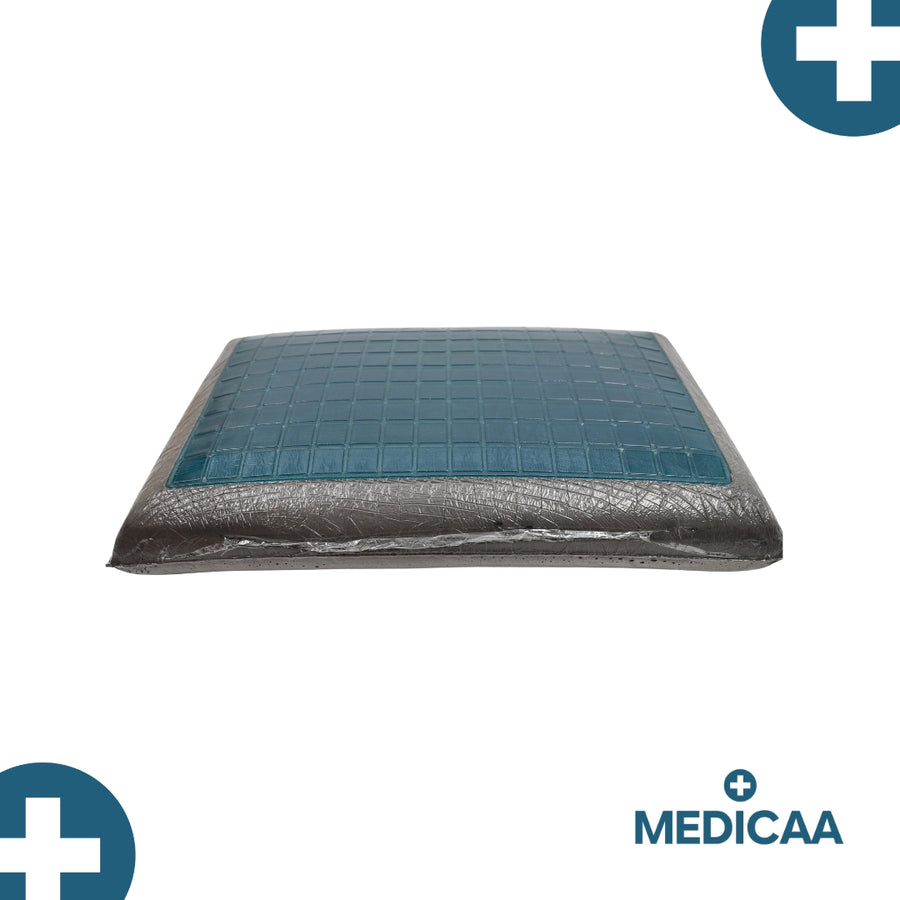 Oreiller Rectangulaire en Mousse à Mémoire de Forme et Gel 60 x 38 x 12 cm