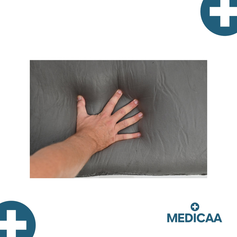 Oreiller Rectangulaire en Mousse à Mémoire de Forme et Gel 60 x 38 x 12 cm
