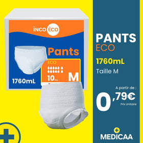 Pants Eco - Culotte Ultra Absorbante - 1760 mL - Taille M