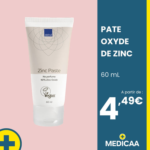 Pate à l'eau et oxyde de zinc - 60mL