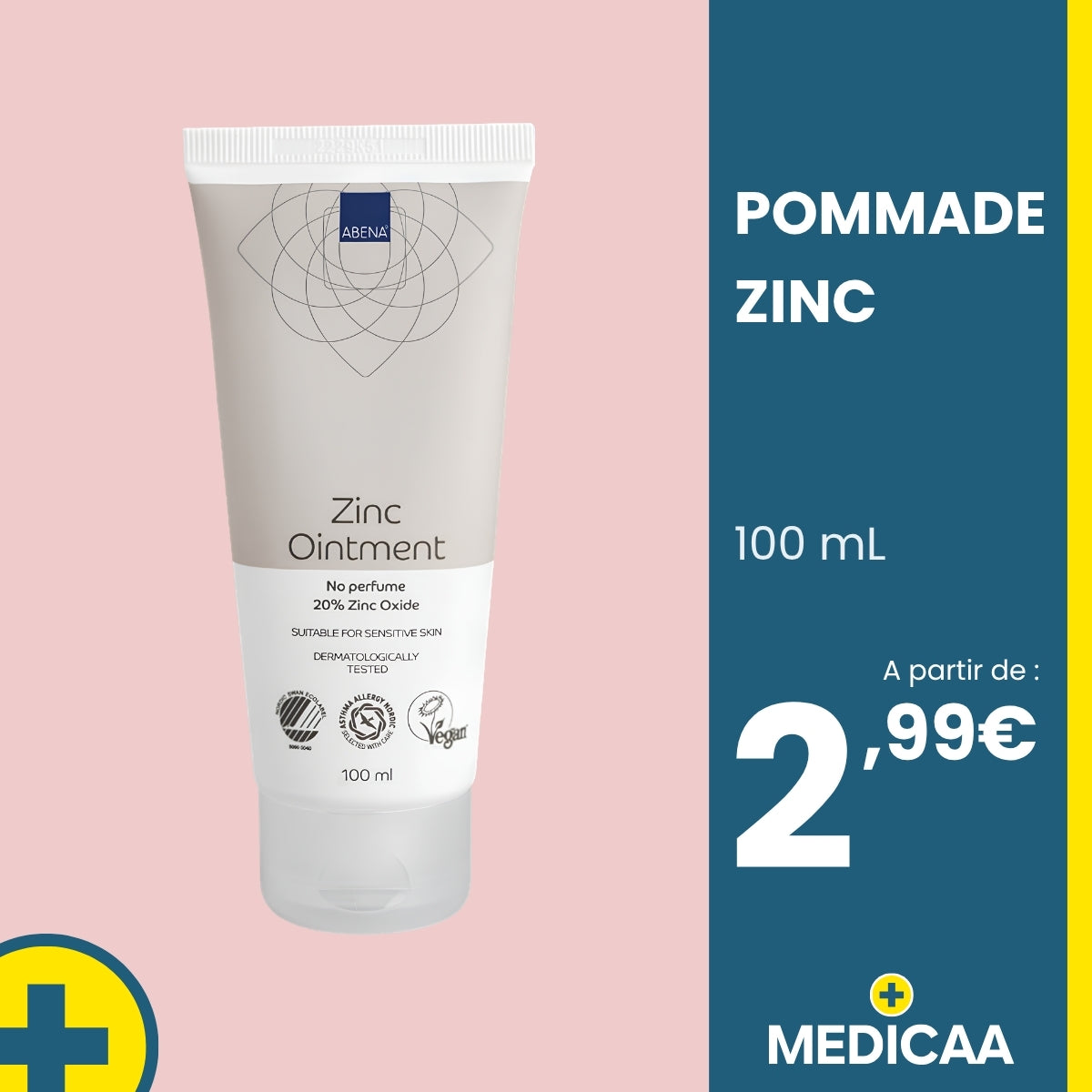 Pommade zinc - 100mL