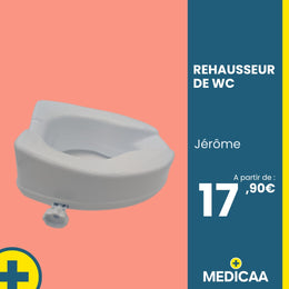 Rehausseur de toilette - sans couvercle - (Jerome)
