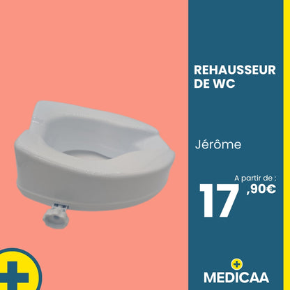 Rehausseur de toilette - sans couvercle - (Jerome)