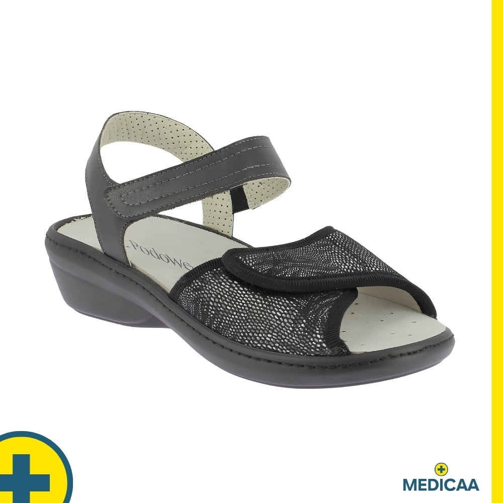 Sandales Confort Demi - Femme - Noir
