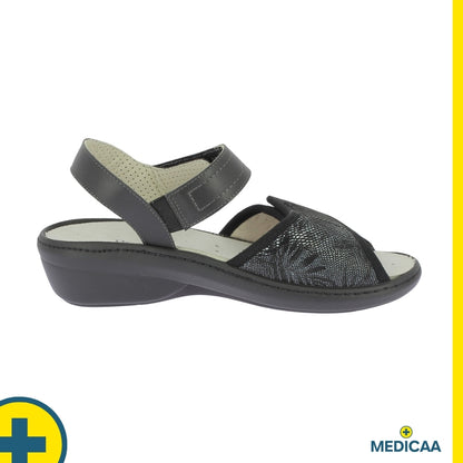 Sandales Confort Demi - Femme - Noir