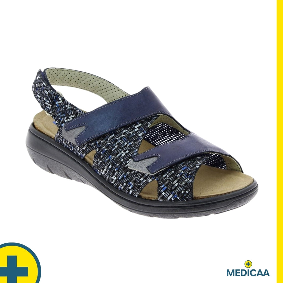 Sandales Confort Gina - Femme - Navy