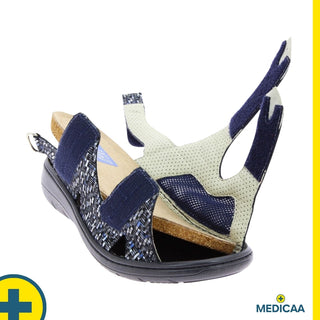 Sandales Confort Gina - Femme - Navy