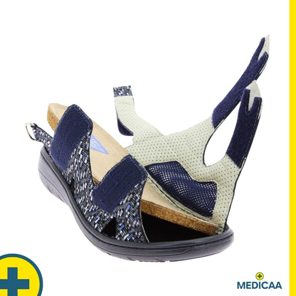 Sandales Confort Gina - Femme - Navy