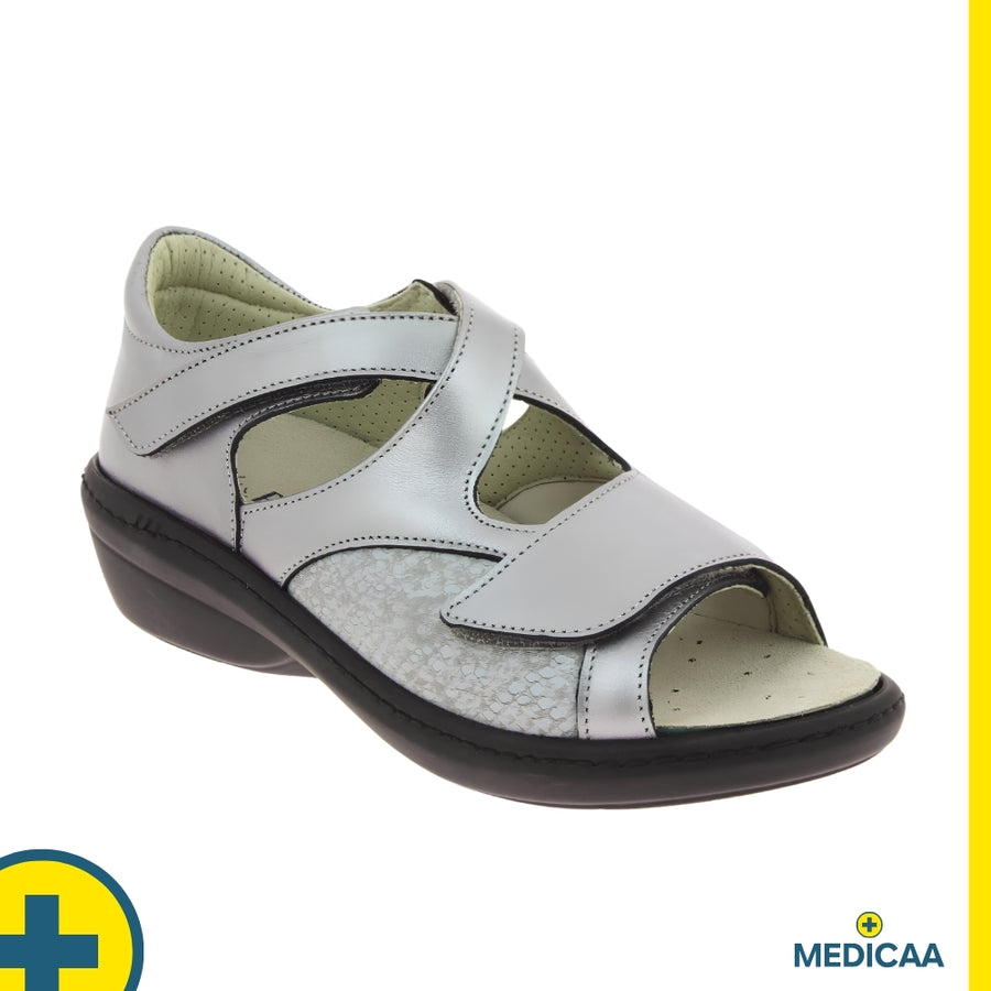 Sandales Orthopédiques Davina - Femme - Argent