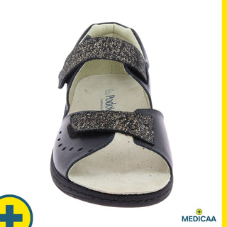 Sandales Orthopédiques - (Gaia) - Femme - Noir