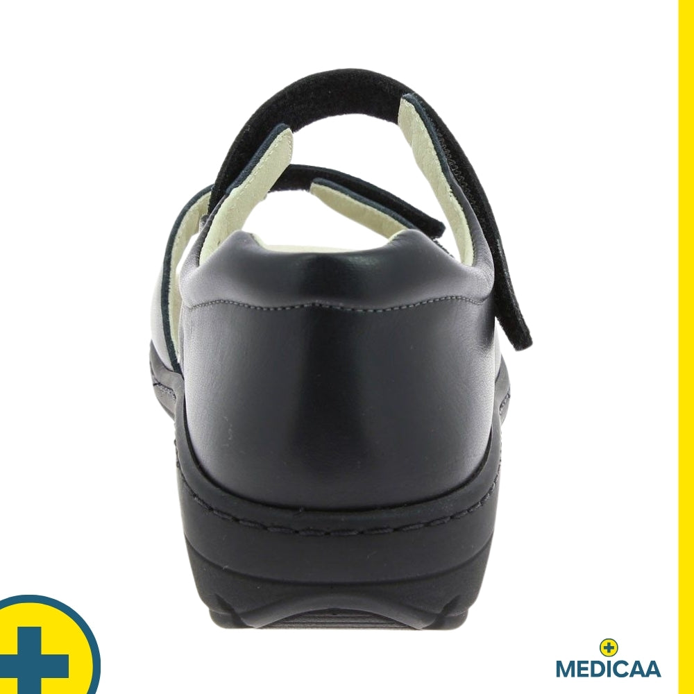 Sandales Orthopédiques - (Gaia) - Femme - Noir