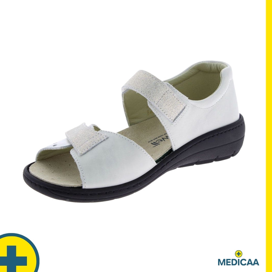 Sandales Orthopédiques - (Gaia) - Femme - Écru