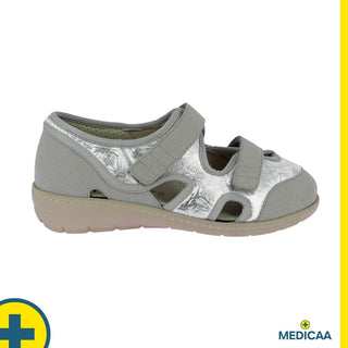 Sandales Orthopédiques - (Genny) - Femme - Argent