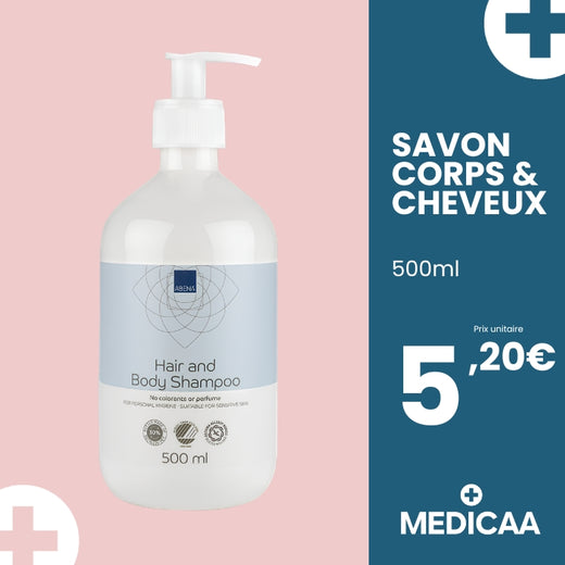 Savon Corps & Cheveux 500mL - Abena