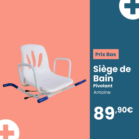 Siège de bain pivotant Antoine