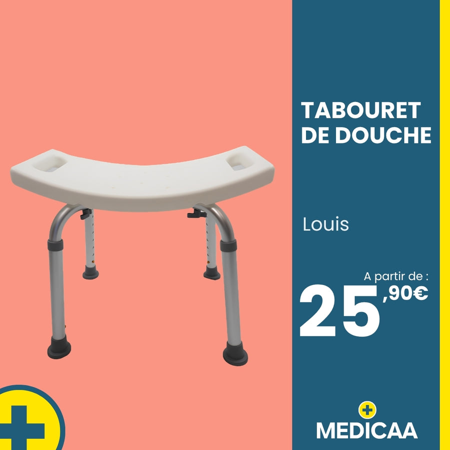 Tabouret de douche Louis