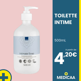 Toilette Intime Non Parfumée 500mL - Abena