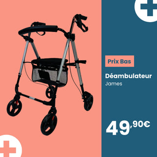 Déambulateur 4 roues James
