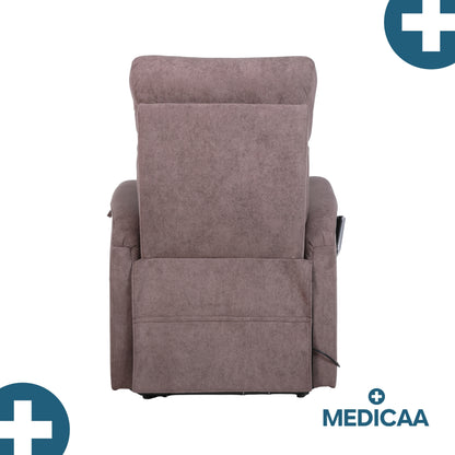 Fauteuil relax releveur 5 fonctions (4 moteurs) – Raymond – Marron