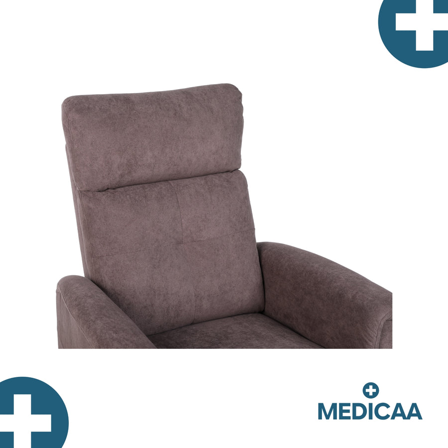 Fauteuil relax releveur 5 fonctions (4 moteurs) – Raymond – Marron