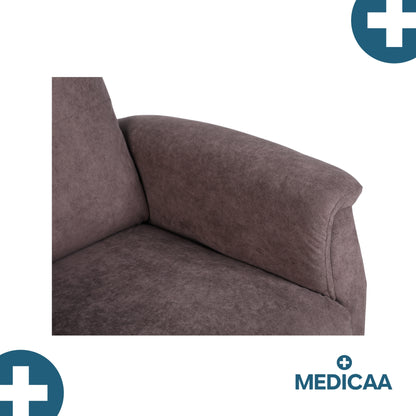 Fauteuil relax releveur 5 fonctions (4 moteurs) – Raymond – Marron