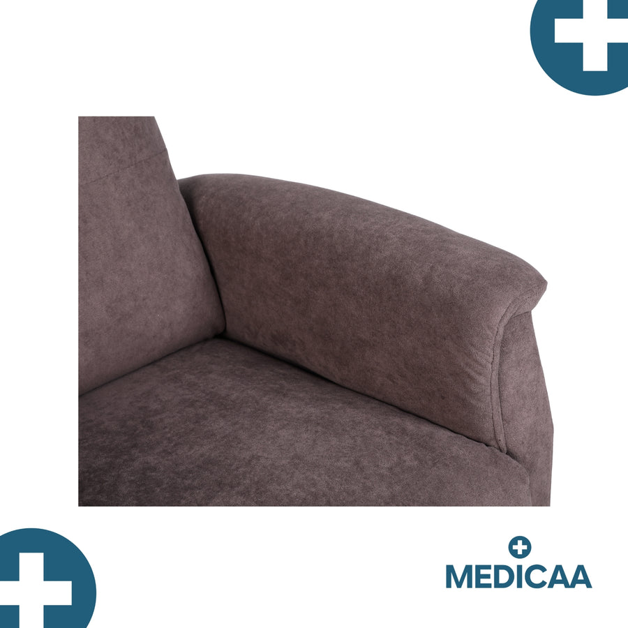 Fauteuil relax releveur 5 fonctions (4 moteurs) – Raymond – Marron