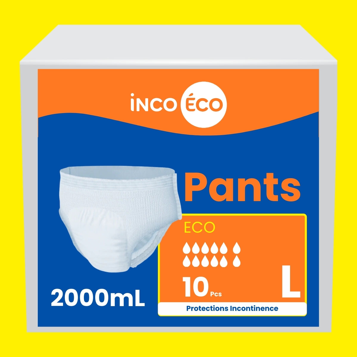 Culotte Ultra Absorbante - Pants Eco - 2000 mL - Taille L - IncoEco